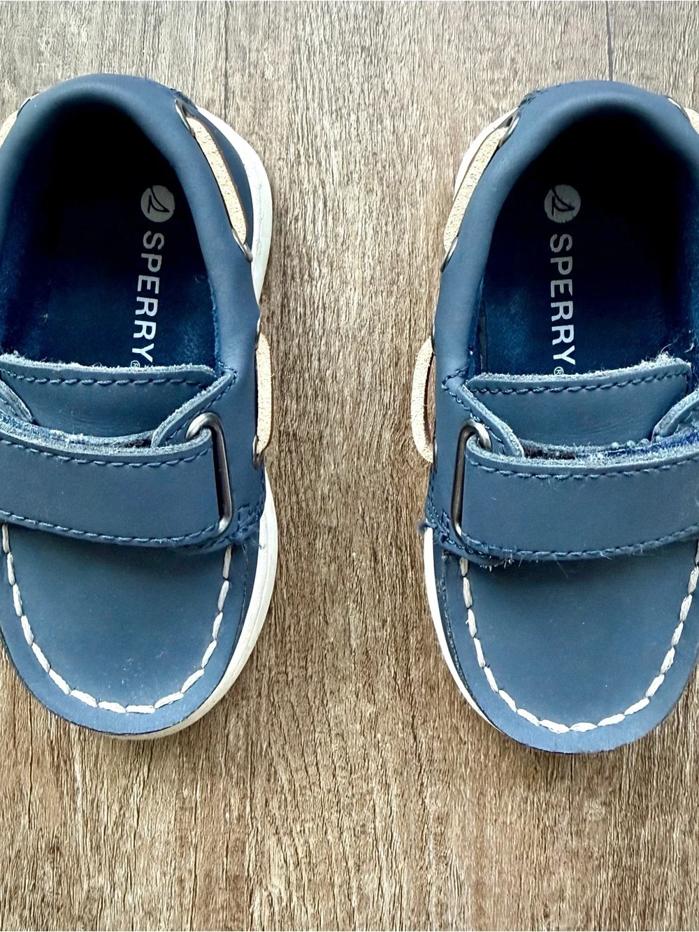 Sperry Authentic Original Boys Boat Shoes Navy 4M YBDB41625